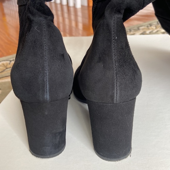 Suede over-the-knee boots - Picture 11 of 15